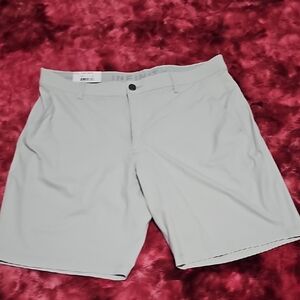 NFINITY Men's Light Gray Flat Front Shorts